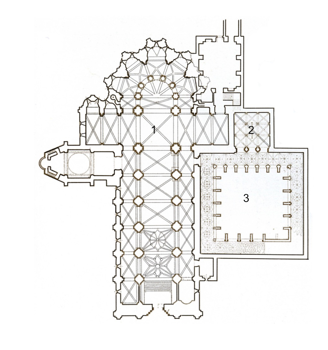 Plano monasterio de Fitero