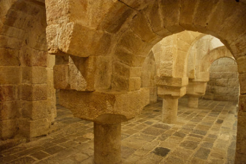 Nave lateral de la cripta de Leire