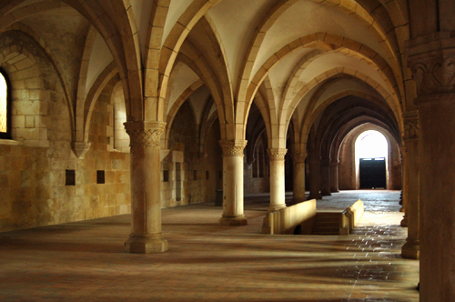 Dormitorio de los monjes de Alcobaça