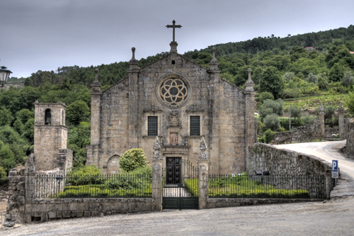 Fachada de la iglesia de Sao Joao de Tarouca