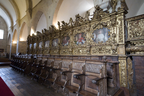 Sillería del coro de la iglesia de Tarouca