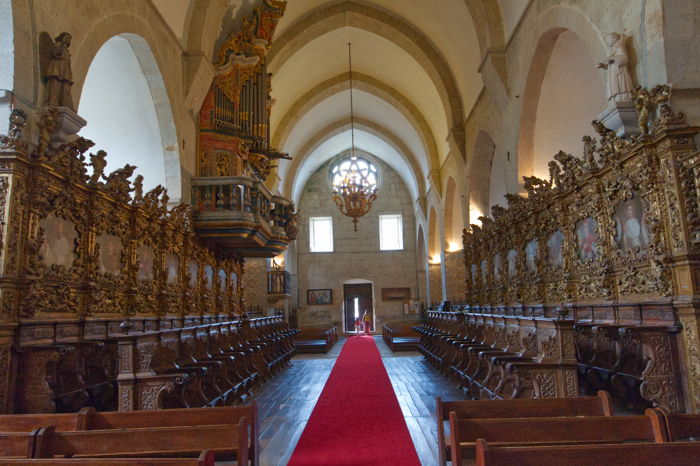 Nave central de la iglesia del monasterio de tarouca