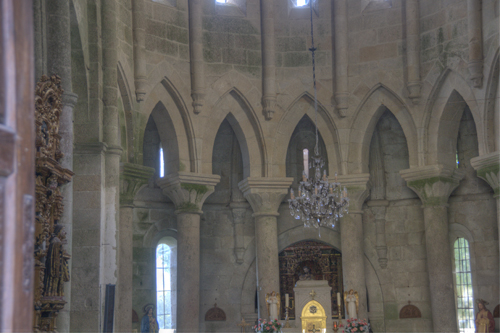 Capilla central iglesia de Melón